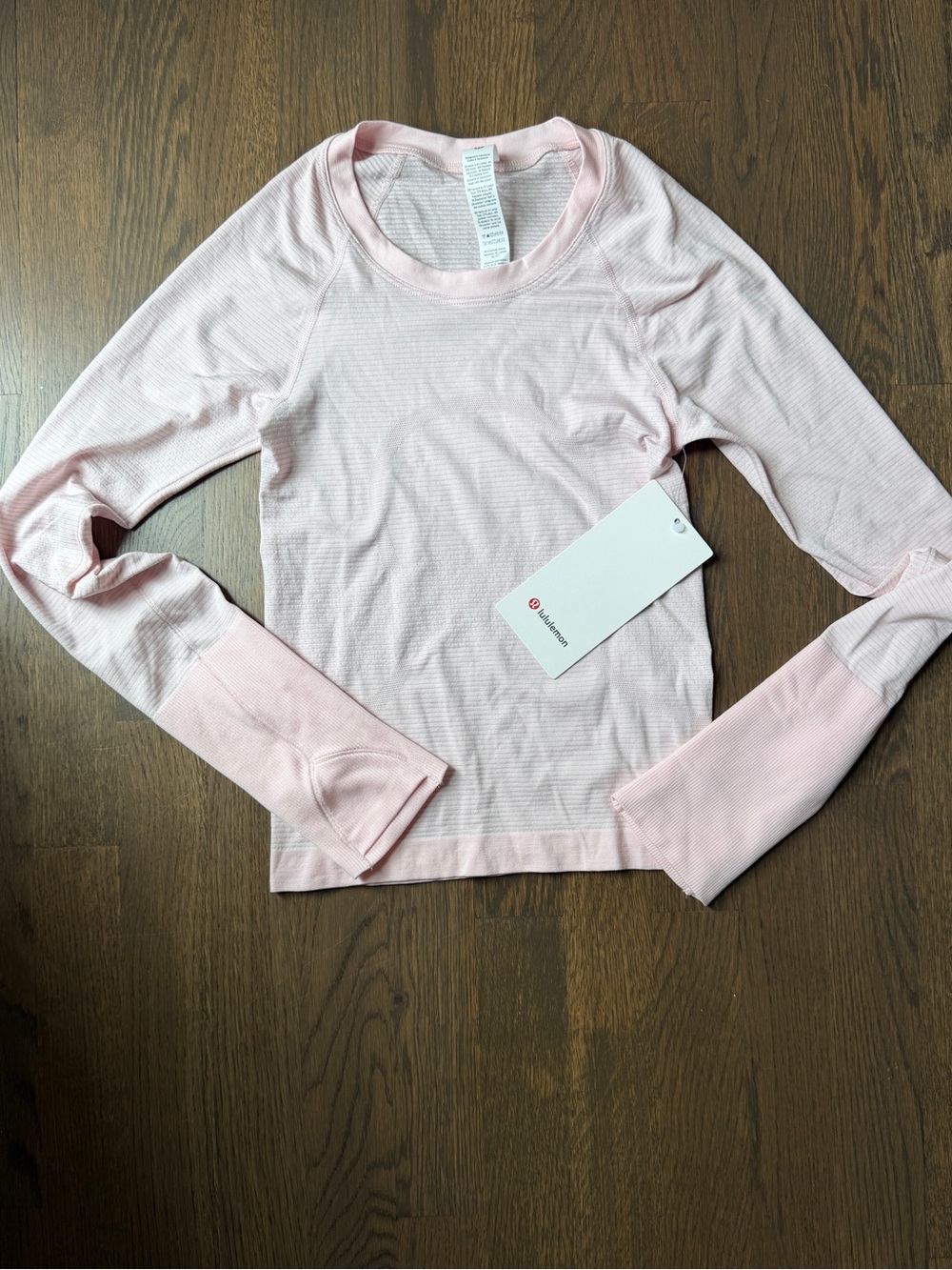Lulu lemon Light Pink Swiftly Tech Long Sleeve
